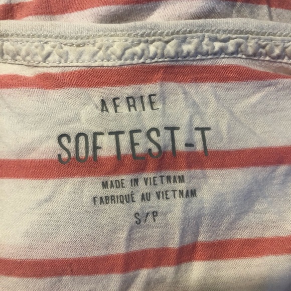 🙀last chance🙀  Aerie stripe softest-T - Picture 4 of 4